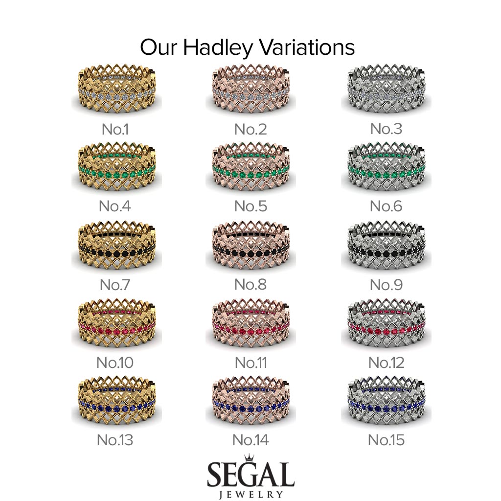 Crown Sapphire Band - Hadley No. 14