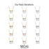 3 Emerald Stone Bar Necklace - Nala No. 6 image 3