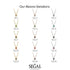 Marquise Black Diamond Geometrical Necklace - Aleena No. 8