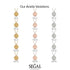 Emerald Gold Round Necklace - Ariella No. 6 image 2