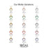 Infinity Heart Black Diamond Necklace - Mollie No. 7