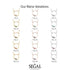 3 Black Diamond Round Necklace - Raina No. 9 image 3