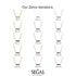 Small Emerald Necklace Bar With - Zahra No. 6