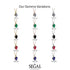 Oval Diamond Hidden Halo Necklace - Gemma No. 17