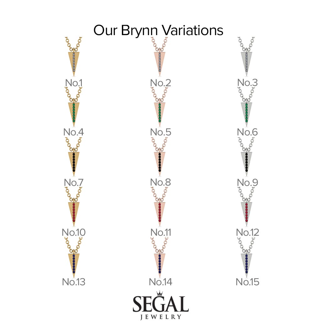 Triangle Diamond Necklace - Brynn No. 3