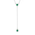 Emerald Tie Necklace - Alma No. 6