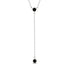 Black Diamond Tie Necklace - Alma No. 9