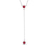 Ruby Tie Necklace - Alma No. 12