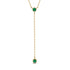Emerald Tie Necklace - Alma No. 4