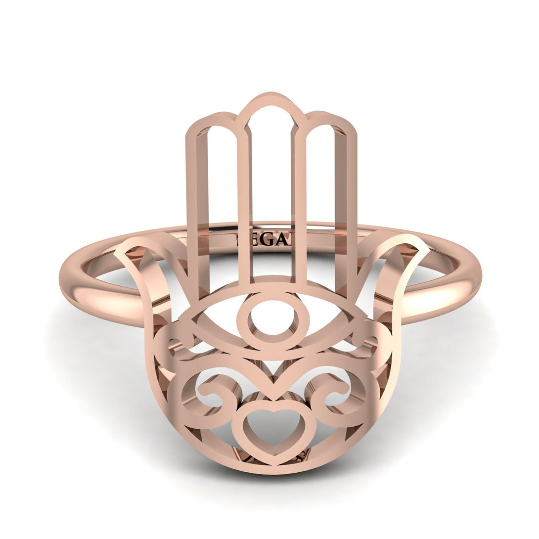 Classic Hamsa Ring - Farrah No. 2