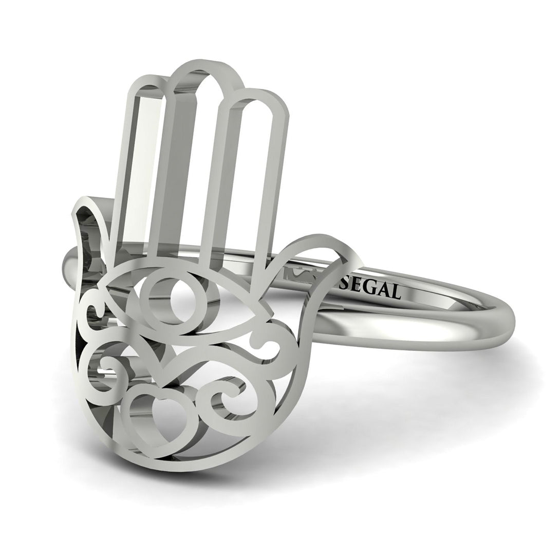 Classic Hamsa Ring - Farrah No. 3
