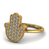 Diamond Pave Hamsa Ring - Maeve No. 1 image 3