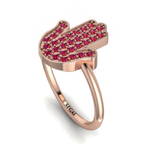 Ruby Pave Hamsah Ring - Maeve No. 11 image 1