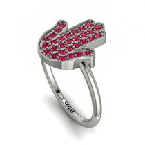 Ruby Pave Hamsah Ring - Maeve No. 12 image 1