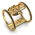 Unique Black Diamond Hamsah Ring - Raven No. 7