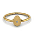 Minimalist Diamond Hamsah Ring - Linda No. 1