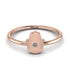 Minimalist Diamond Hamsah Ring - Linda No. 2