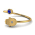 Delicate Minimalist Hamsa Ring - Elyse No. 13