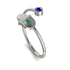 Delicate Minimalist Hamsa Ring - Elyse No. 30