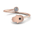 Delicate Minimalist Hamsa Ring - Elyse No. 32
