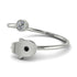 Delicate Minimalist Hamsa Ring - Elyse No. 33