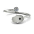 Delicate Minimalist Hamsa Ring - Elyse No. 33