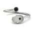 Delicate Minimalist Hamsa Ring - Elyse No. 39