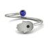 Delicate Minimalist Hamsa Ring - Elyse No. 45