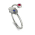 Delicate Minimalist Hamsa Ring - Elyse No. 72
