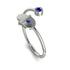 Delicate Minimalist Hamsa Ring - Elyse No. 75
