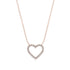 Heart Shaped Diamond Necklace - Marie No. 2 image 1