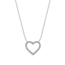 Heart Shaped Diamond Necklace - Marie No. 3 image 1