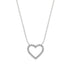 Heart Shaped Diamond Necklace - Marie No. 3 image 1