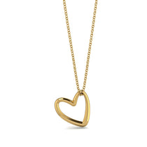 Gold Heart Necklace - Hallie No. 1 image 1