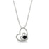 Two Hearts Black Diamond Necklace - Dana No. 9 image 1