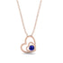 Two Hearts Sapphire Necklace - Dana No. 14 image 1