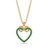 Infinity Heart Emerald Necklace - Mollie No. 4