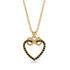 Infinity Heart Black Diamond Necklace - Mollie No. 7