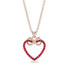 Infinity Heart Ruby Necklace - Mollie No. 11