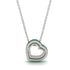 Hidden Emeralds Heart Pendant - Kristen No. 6 image 1