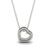Hidden Black Diamonds Heart Pendant - Kristen No. 9 image 1