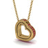 Hidden Rubies Heart Pendant - Kristen No. 10 image 2