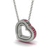 Hidden Rubies Heart Pendant - Kristen No. 12