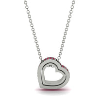 Hidden Rubies Heart Pendant - Kristen No. 12 image 1