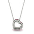 Hidden Rubies Heart Pendant - Kristen No. 12 image 1
