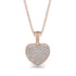Diamond Pave Heart Pendant - Yasmin No. 2
