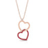 Interlocked Hearts Ruby Necklace - Wendy No. 11