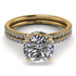 Hidden Halo diamond Bridal Set - Fiona No. 1