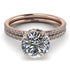 Hidden Halo diamond Bridal Set - Fiona No. 2