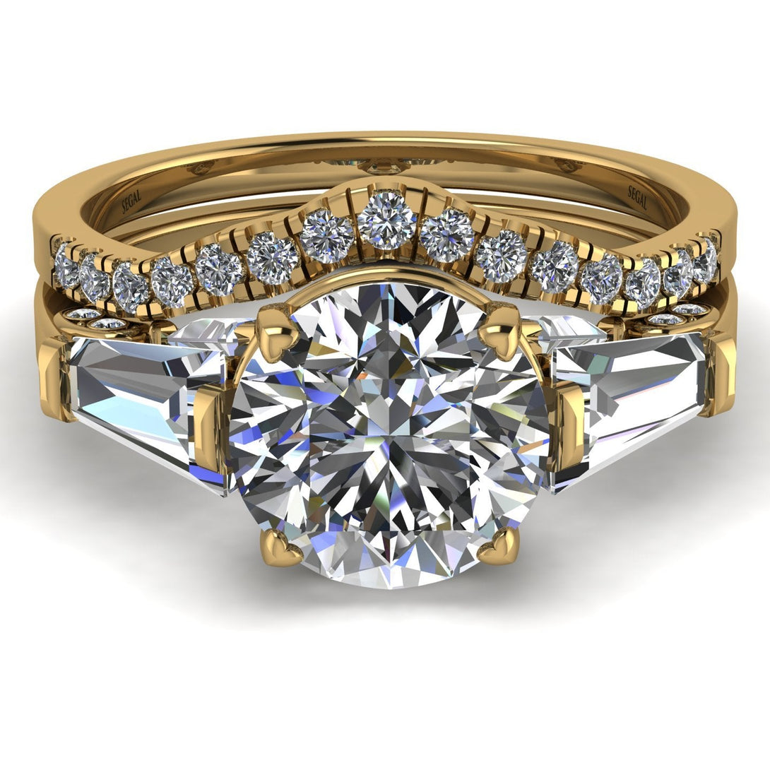 Glamorous Custom diamond Bridal Set - Harley No. 1